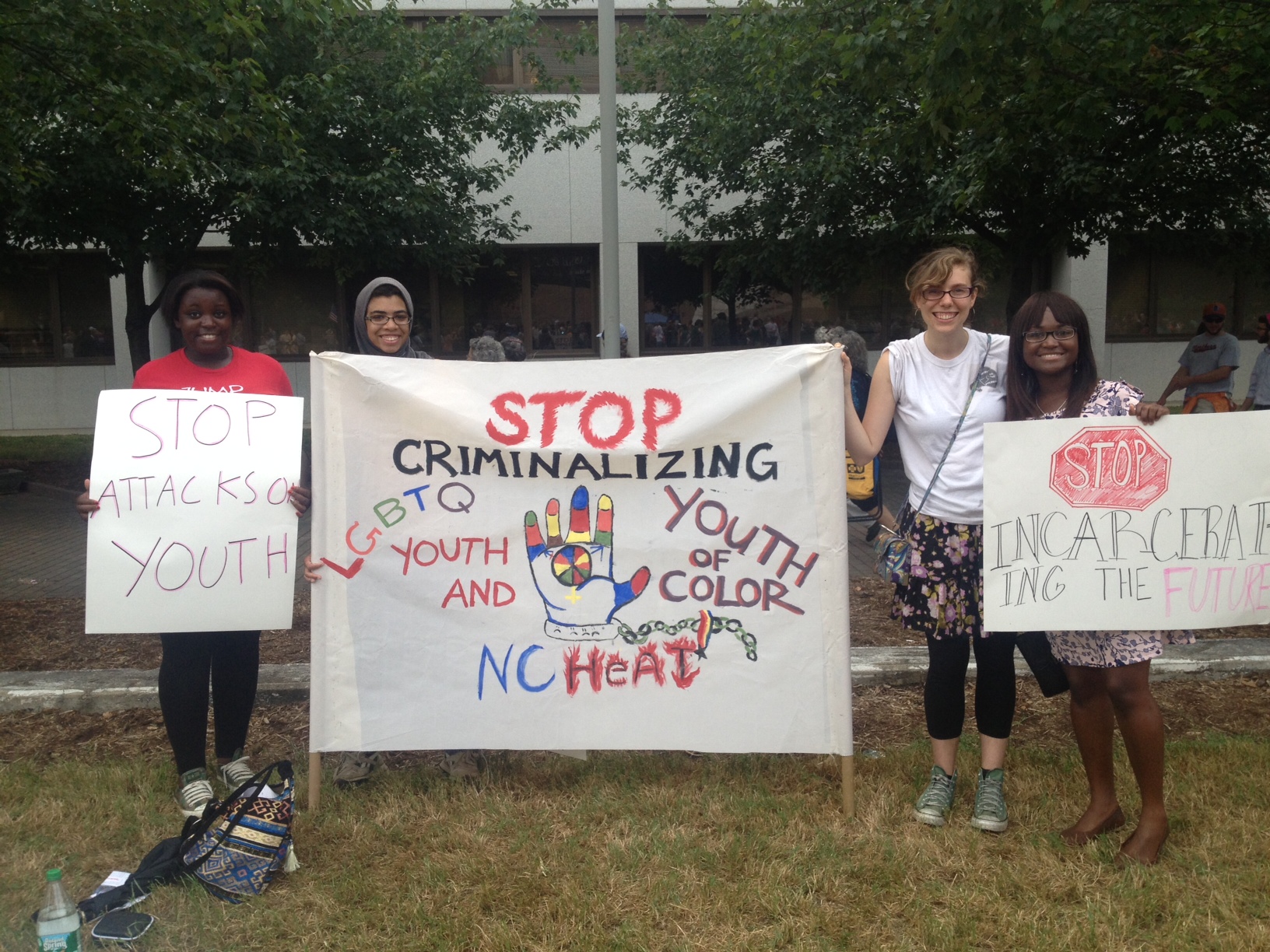 NC HEAT & the Youth Organizing Institute bring their message to Moral Mondays for the 4th week!